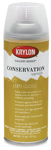 Krylon Gallery Series Conservation Varnish, Conservation Varnish, Matte, 11 oz