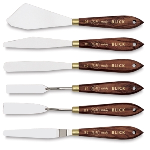 Blick Palette Knives by RGM, Spatulas, Set of 6