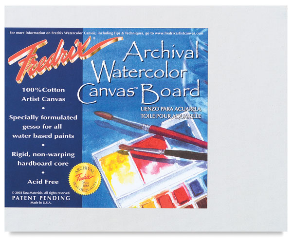 Fredrix Archival Watercolor Canvas Boards BLICK art materials