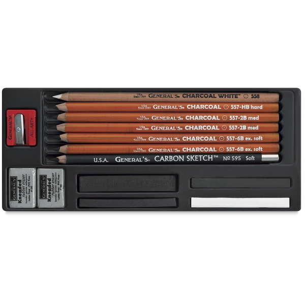 General's Charcoal Pencil Drawing Kit No. 15 BLICK art materials