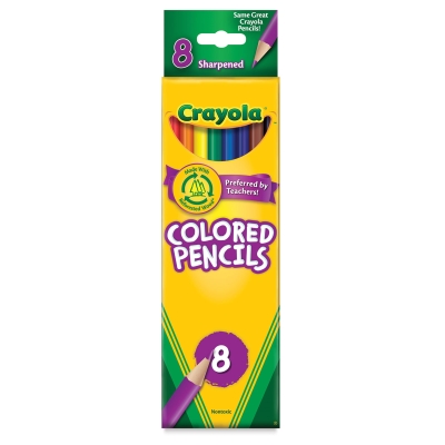 colored pencil crayola pencils pack length barrel assorted mm ast st 2b colors lead packaging enlarge ontimesupplies blick