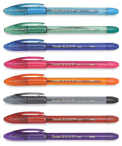 Pentel RSVP Colors Pen Set BLICK art materials