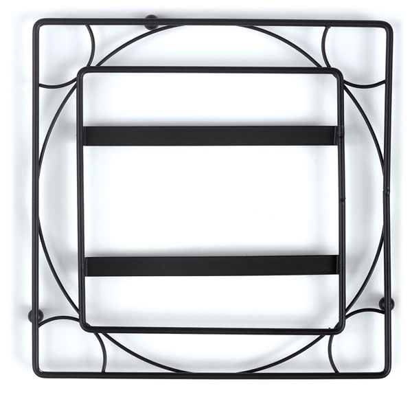 329531006 Black Iron Trivet Frame BLICK art materials