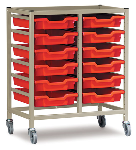 Fleetwood Storage Tote Tray Carts BLICK art materials