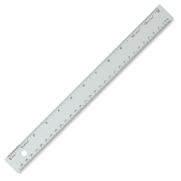 Alumicolor NonSlip Straight Edge Ruler BLICK art materials