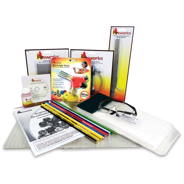 Fireworks Beginner's Essentials Glass Beadmaking Kit BLICK art materials
