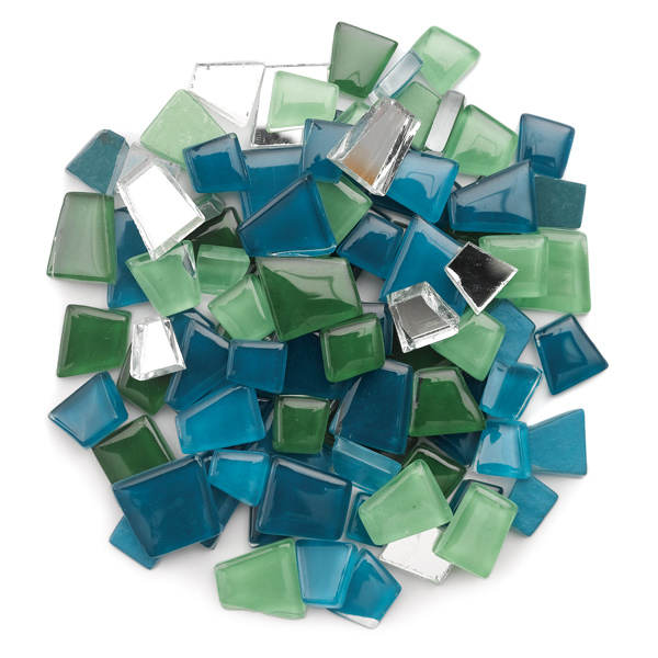 619131055 Crafter's Cut PreCut Glass Mosaic Tiles BLICK art materials