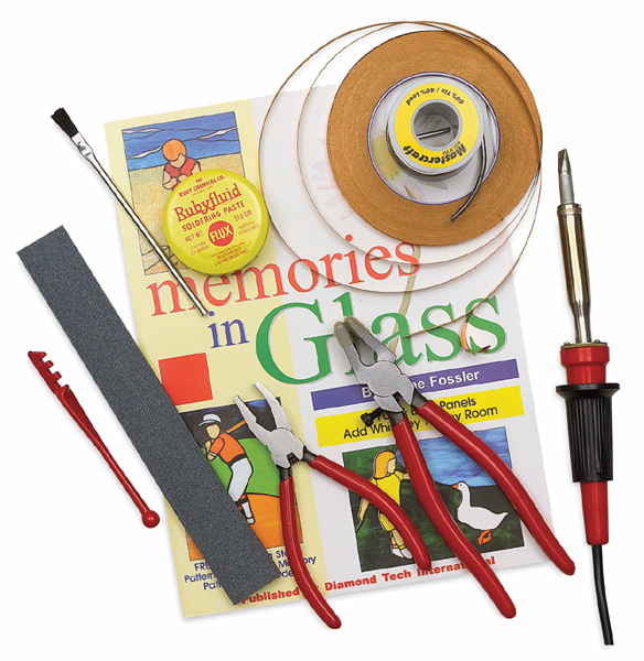 Jennifer's Mosaics Stained Glass Class Kit BLICK art materials