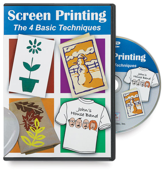 Screen Printing The Four Basic Techniques DVD BLICK art materials
