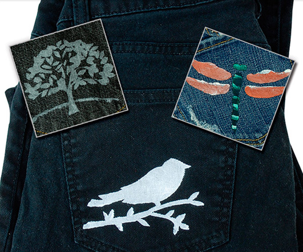 Easy Fabric Stenciling - Project Ideas - BLICK art materials
