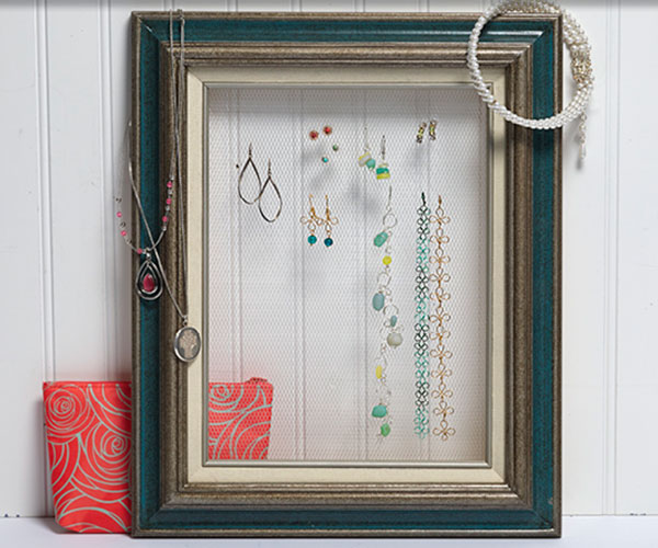 Framed Jewelry Holder Project Ideas Blick Art Materials