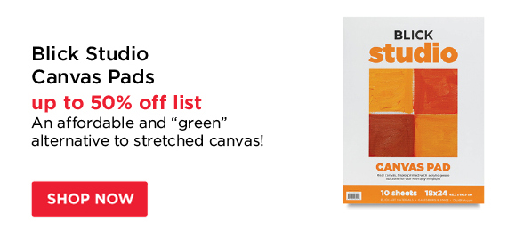 Blick Studio Canvas Pads - up to 50% off list