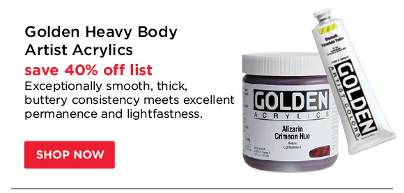 Golden Heavy Body Artist Acrylics - save 40% off list