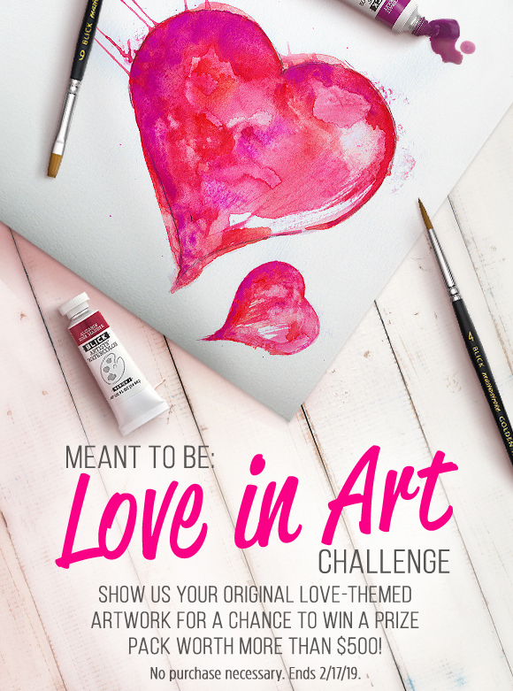 Meant to Be: Love in Art Challenge - Show us your original love-themed artwork for a chance to win a $500+ prize pack!