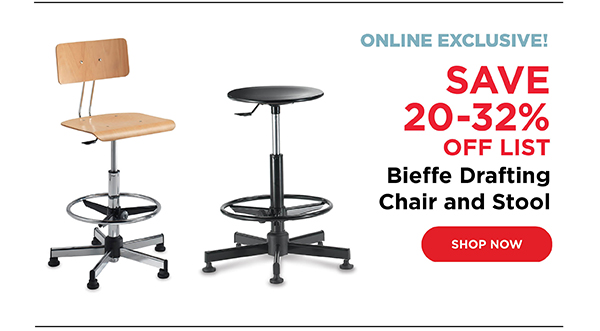 Bieffe Drafting Chair and Stool