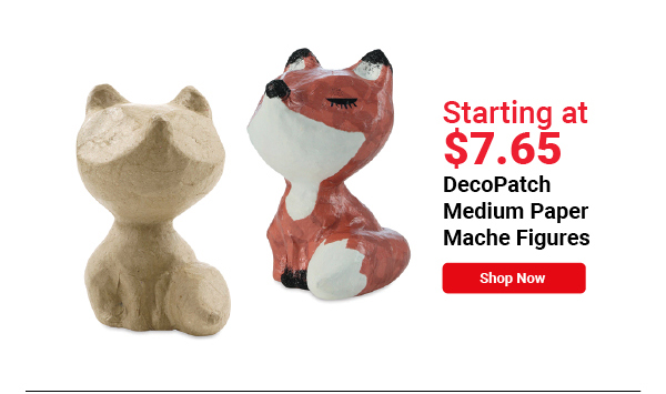 DecoPatch Medium Paper Mache Figures