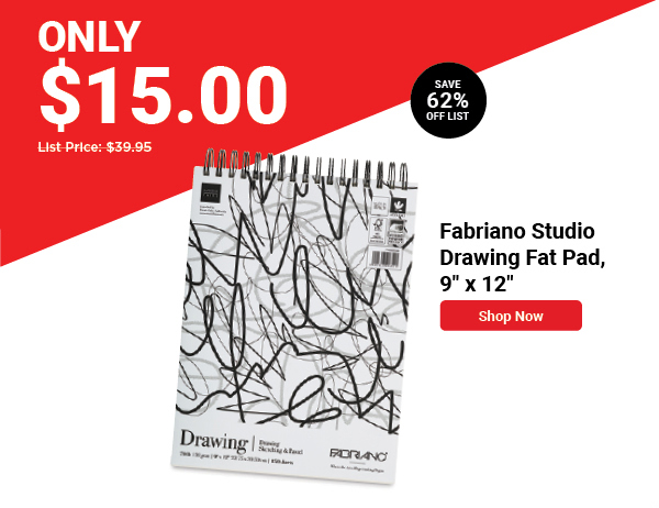 Fabriano Studio Mixed Media Fat Pad: 9 x 12 in