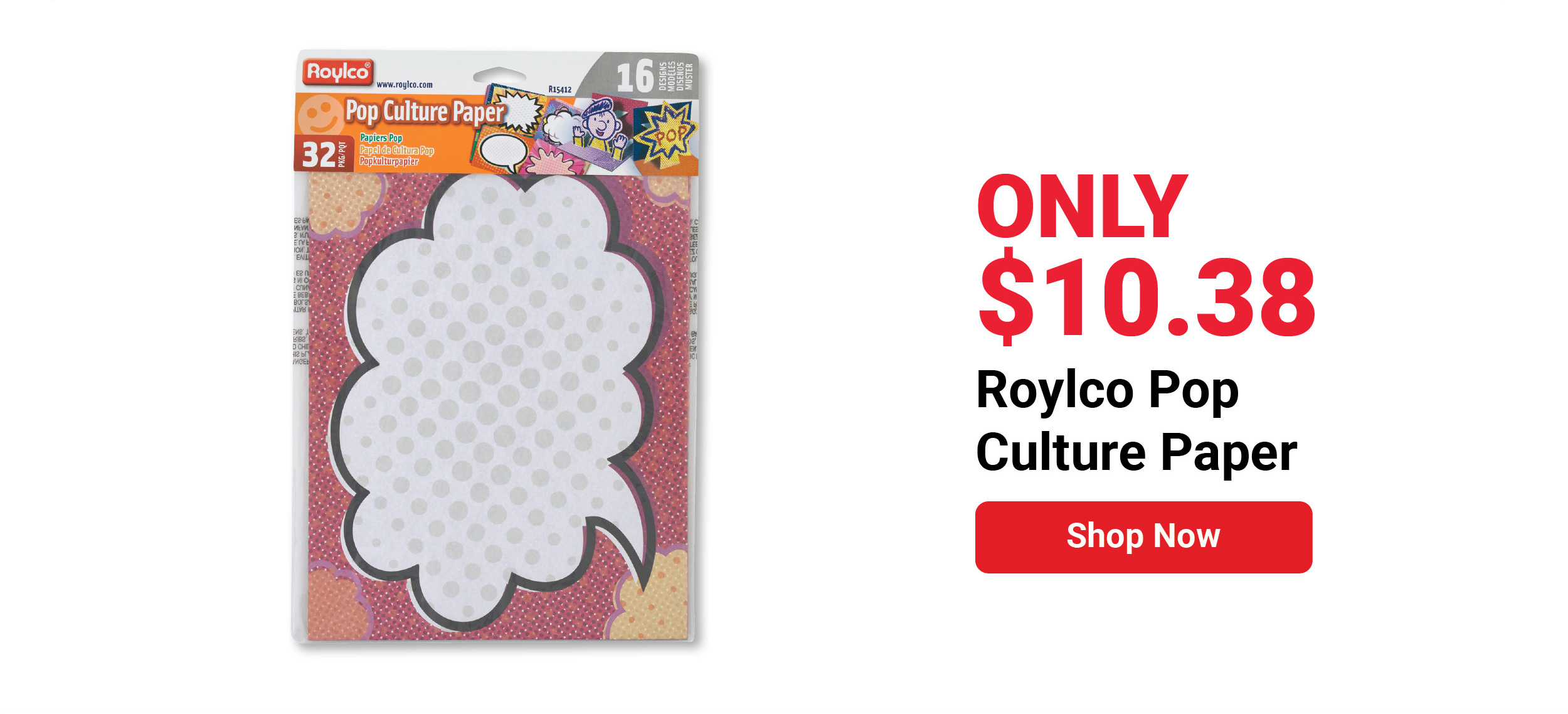Roylco Pop Culture Paper