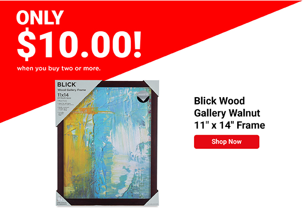 Blick Wood Gallery Frame - Black, 11 x 14