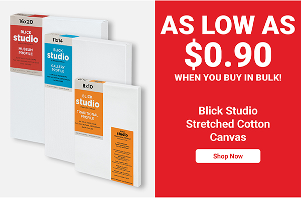 Blick Studio Stretched Cotton Canvas - Gallery Profile, 18 x 24