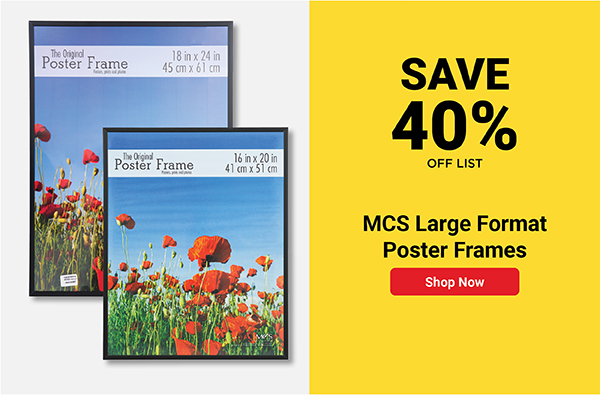 MCS Large Format Poster Frames