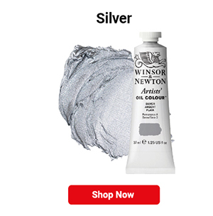 Winsor & Newton Artists' Oil Color - Silver