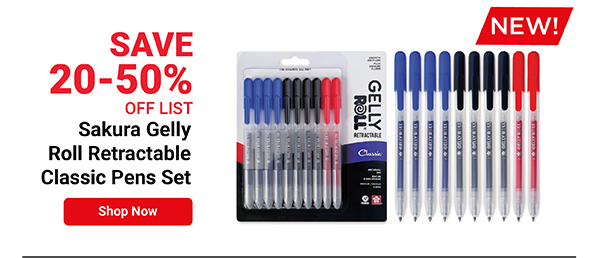 Sakura Gelly Roll Retractable Classic Pens Set