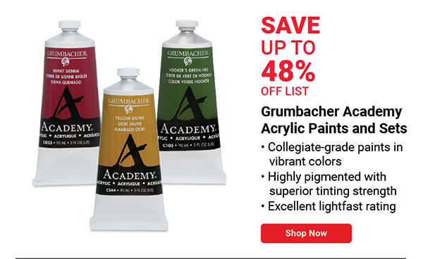 Grumbacher Academy Acrylic Paints and Sets