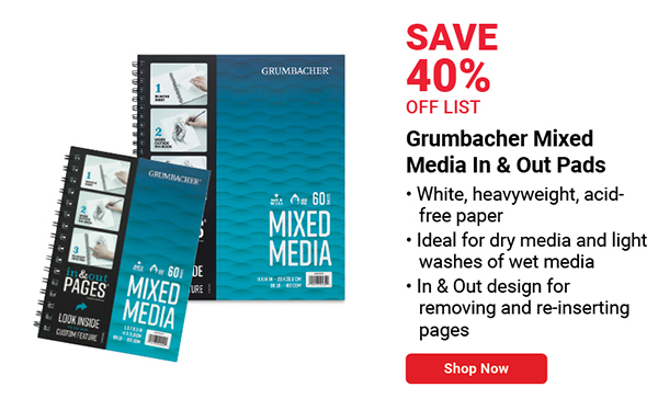 Grumbacher Mixed Media In & Out Pads