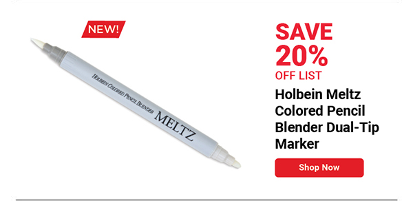 Holbein Meltz Colored Pencil Blender Dual-Tip Marker