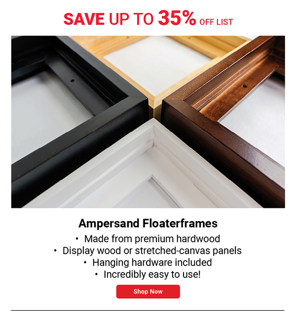 Save on Ampersand Floaterframes - Shop Now