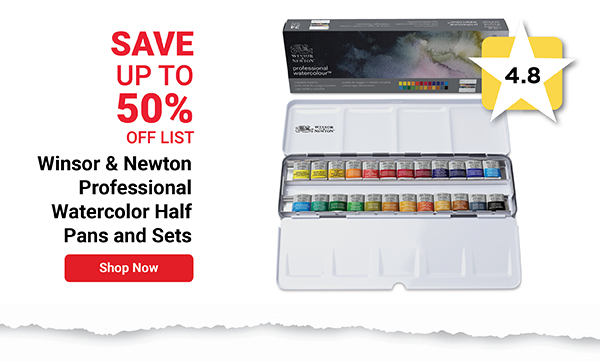 Winsor & Newton Professional Watercolor Half Pans and Sets