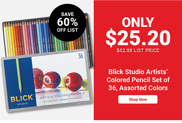 Blick Studio Artists' Colored Pencil Set - Tin , Set of 48