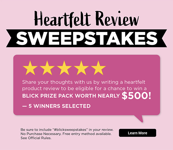 Heartfelt Review Sweepstakes - Learn More