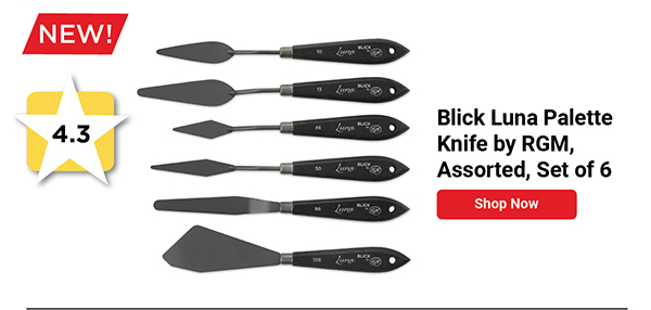 Blick Luna Palette Knife by RGM - Assorted, Set of 6