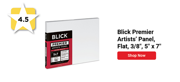 Blick Premier Artists' Panel - Flat, 3/8", 5" x 7"