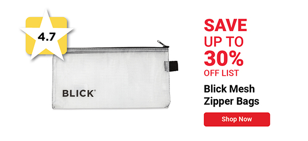 Blick Mesh Zipper Bags