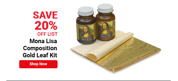 Mona Lisa Composition Gold Leaf Kit