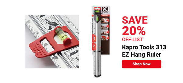 Kapro Tools 313 EZ Hang Ruler