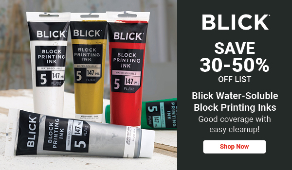 Blick Water-Soluble Block Printing Inks