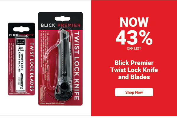 Blick Premier Twist Lock Knife and Blades