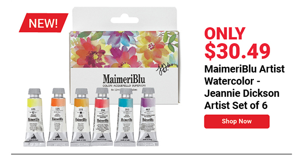 MaimeriBlu Artist Watercolor - Jeannie Dickson Artist Set of 6, 12 ml Tubes