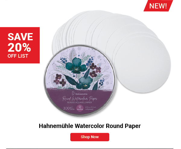 Hahnemuhle Watercolor Round Paper