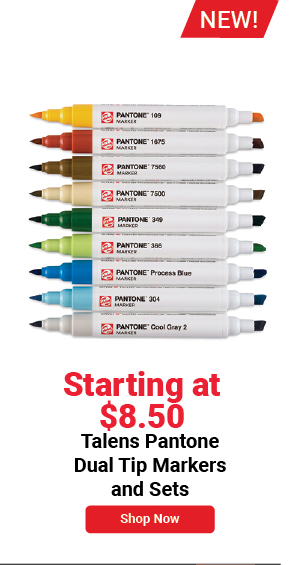 Talens Pantone Dual Tip Markers and Sets