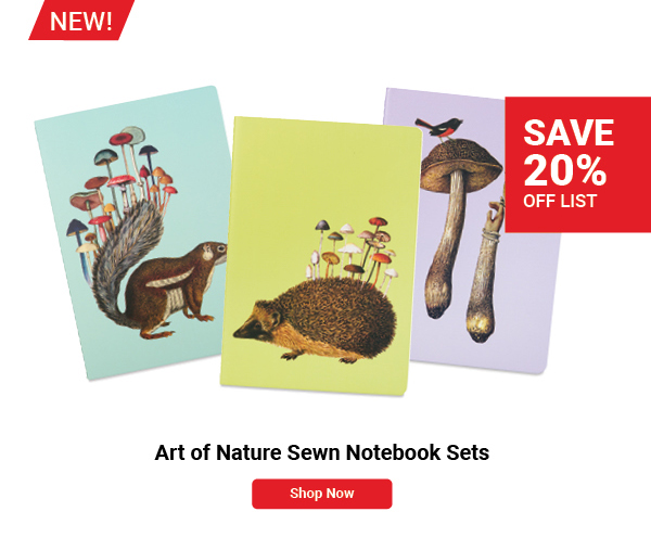 Art of Nature Sewn Notebook Sets