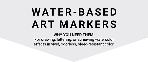 Water-Based Art Markers