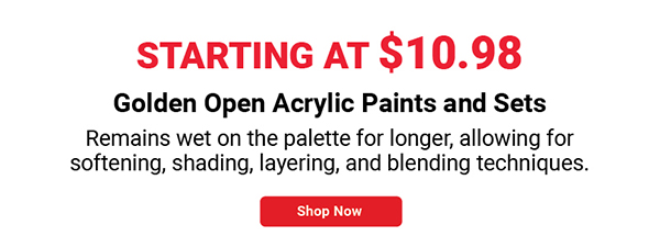 Golden Open Acrylic Paints and Sets