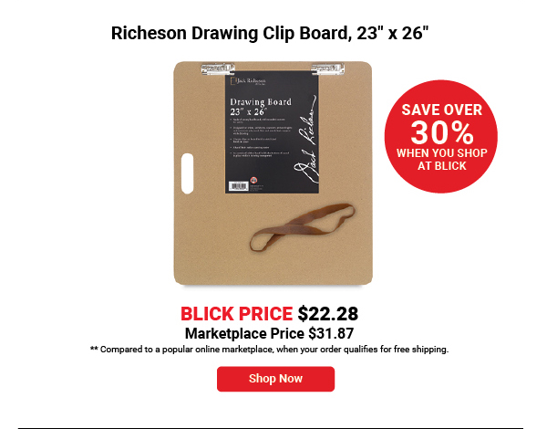 Richeson Drawing Clip Board - 23" x 26"