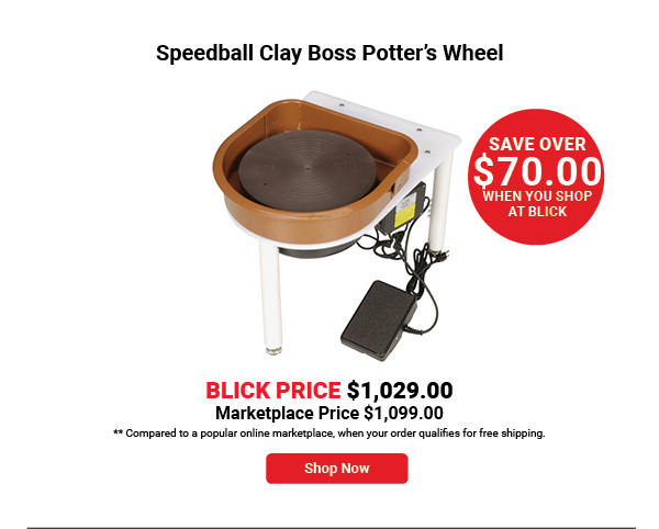 Speedball Clay Boss Potter's Wheel