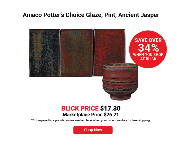 Amaco Potter's Choice Glaze - Pint, Ancient Jasper